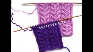 ПОТРЯСАЮЩИЙ узор СПИЦАМИ "ГИАЦИНТ" | Stunning pattern of needles "Hyacinth".