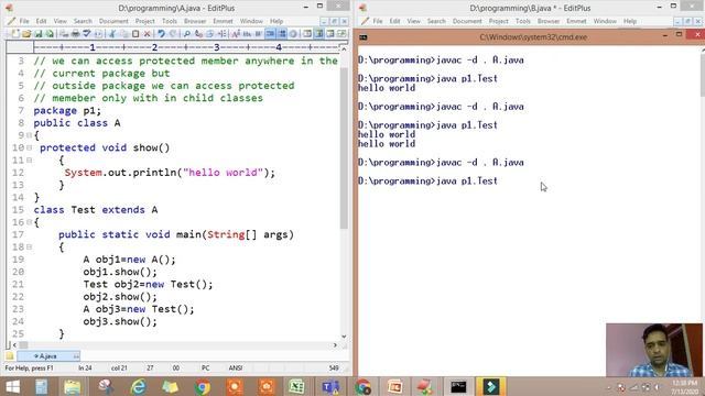 protected members in java смотреть онлайн