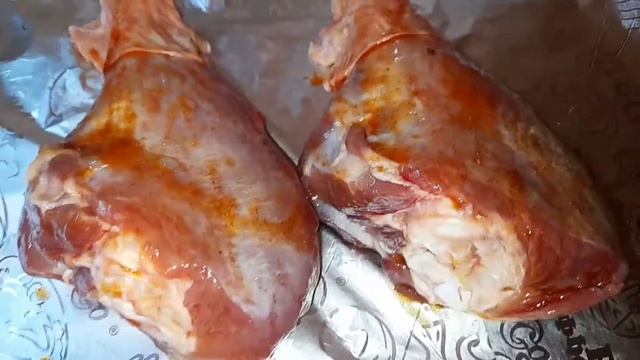 Запеченные индюшачьи голени, просто восхитительная трапеза. смотреть онлайн