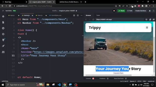 React JS Project - Responsive Tour and Travel Website Beginner React JS