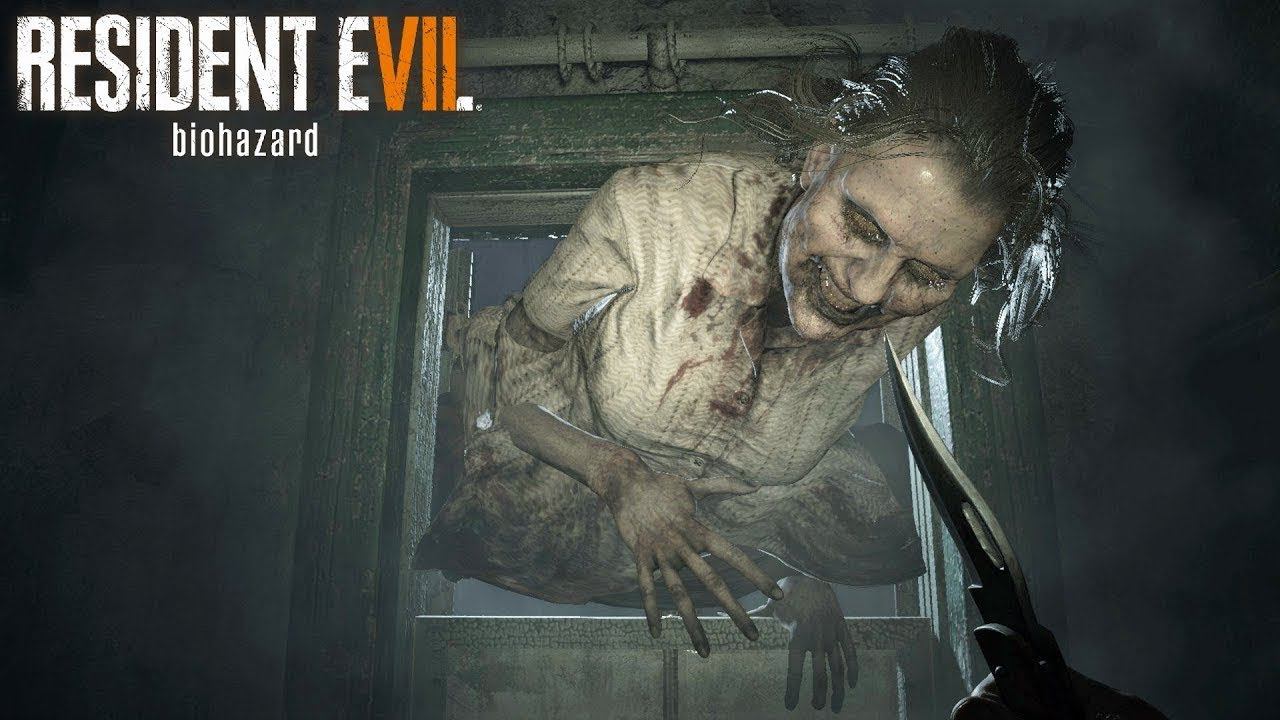 RESIDENT EVIL 7 biohazard прохождение #7 Драка с бабкой смотреть онлайн