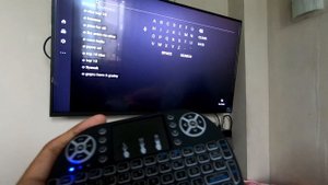 Mini wireless keyboard for Smart TV unboxing and set up