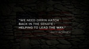 It's Utah's Time To Lead (Orrin Hatch TV Ad)