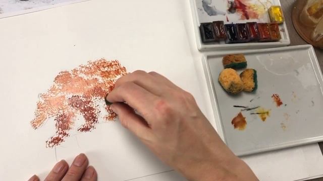 Видеоурок «Рисуем медведя» смотреть онлайн