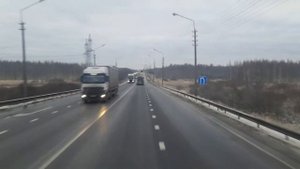Новый Даф 106 поездка домой.