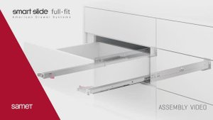 Smart Slide. Установка направляющих полного выдвижения с FitFix от SAMET