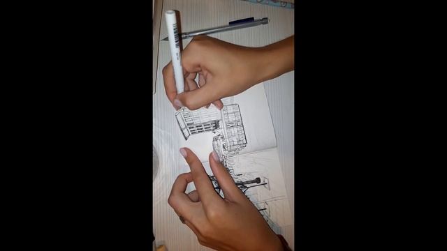рисую Санкт-Петербург маркерами. самоучка