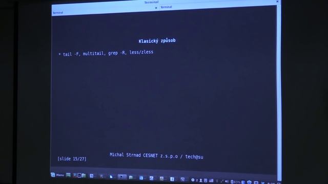 Michal Strnad - Centrální logování (SUT SH) смотреть онлайн
