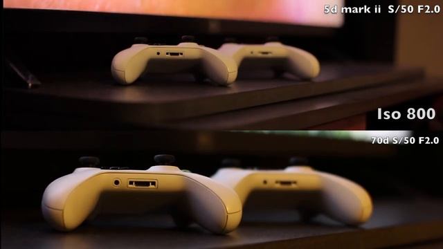 5d mark ii VS 70d Low light test смотреть онлайн