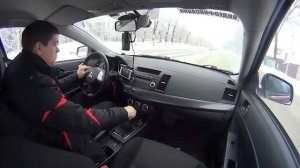 4WD зимой - это кайф! Mitsubishi Lancer X 2.0