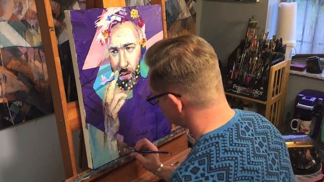 What You're Made Of: Timelapse Oil Painting Portrait - Studio Sneak Peek 16 - Paul Richmond Studio смотреть онлайн