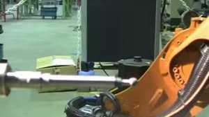 Шлифовка роботом Kuka