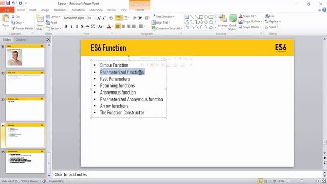 JavaScript Tutorial Bangla ES6 | Simple Function And Parameterized functions part 18