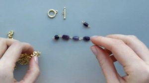 Мастер-класс. Браслет аметист. Своими руками. Handmade. Bracelet.