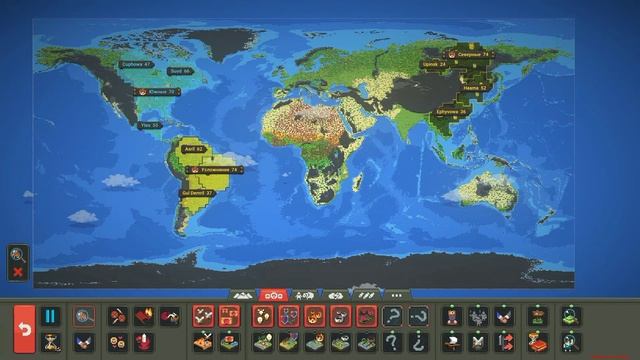 Развитие 2 колоний в WorldBox(PC) смотреть онлайн