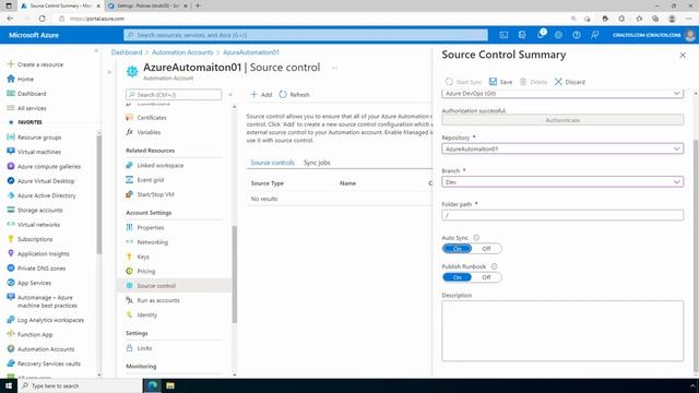 Manage Azure Automation Runbooks with Git Source Control смотреть онлайн