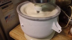 Making Vanilla Ice Cream with a Kitchenaid Ice Cream Maker part 2 of 2