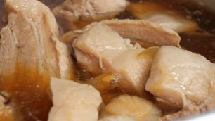 Филетирование гигантского лосося и приготовление суши - корейская уличная еда