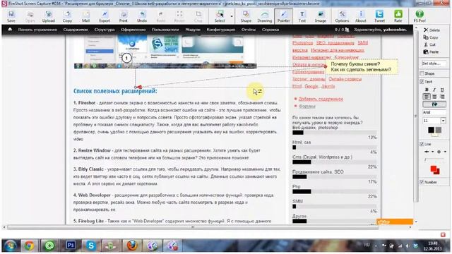 Расширение для Chrome - fireshot смотреть онлайн