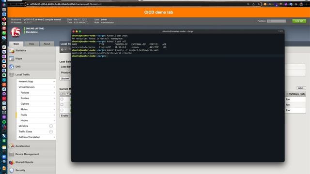 F5 automation with kubernetes, ArgoCD and GitLab. NodePort configuration смотреть онлайн