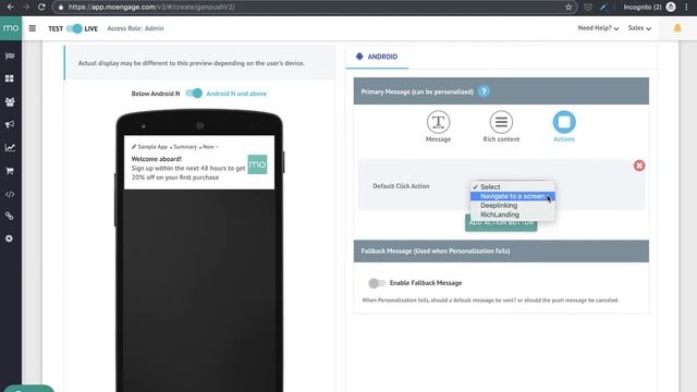 How to create a User Onboarding Push Notification Campaign with MoEngage? смотреть онлайн