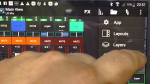 Behringer XR12 Tap Delay mit Mixing Station