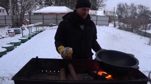 КАК ПРАВИЛЬНО ОБЖЕЧЬ КАЗАН после покупки | Кулинарный проект ДЫМ
