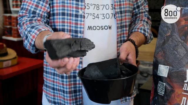 Кусковой древесный уголь Долгого горения 800 Degrees Lump Charcoal смотреть онлайн