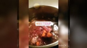 (Два вида) свекольный суп.Beet soups.