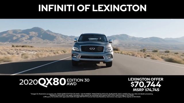 INFINITI OF LEXINGTON INFINITI Q50 AND INFINITI QX80 FEBRUARY 2020 OFFERS смотреть онлайн