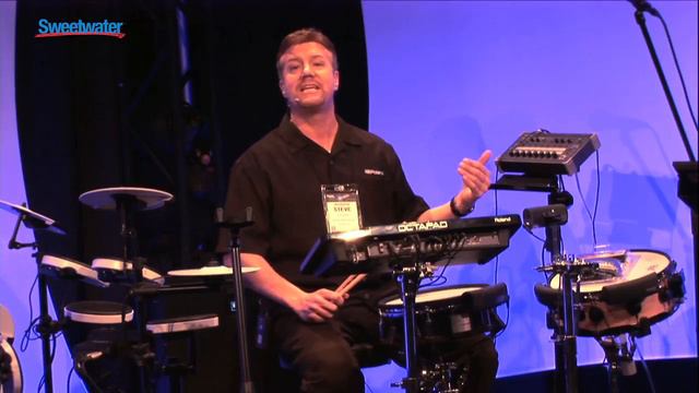 Roland BT-1 Trigger Pad Demo - Sweetwater at Winter NAMM 2013