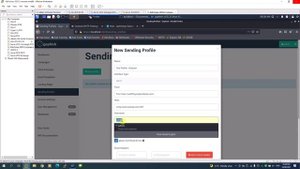 2. How to configure sending profile in Gophish using outlook mail account