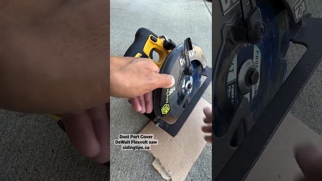 Dewalt Flexvolt circular saw dust port cover смотреть онлайн