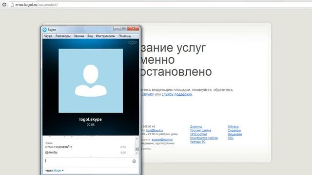 Как работает тех поддержка Логол(skype) смотреть онлайн