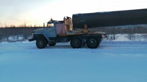 КамАЗ взорвалось колесо не взял подъем Урал помог