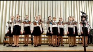 Хоровой ансамбль младших классов "Музыкальная капель", музыкальная школа г. Павловский Посад.