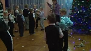 Новогодний праздник в детском саду.