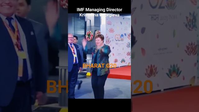 IMF Managing Director Kristalina Georgieva l BHARAT G20 #virlshort #shortvideo #trending #viral #g2