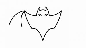 How to draw a bat | Easy drawings