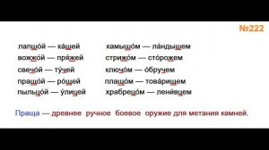 ГДЗ РУССКИЙ ЯЗЫК УПРАЖНЕНИЕ.222 КЛАСС 4 КАНАКИНА ЧАСТЬ 1
