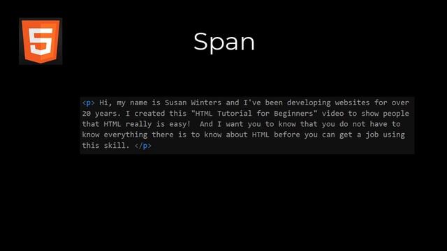 HTML tutorial for beginners - learn html in 30 minutes with Susan Winters