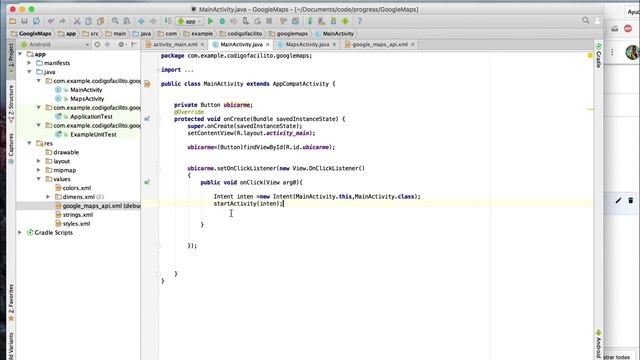 Colocar Google Maps en tu aplicación de Android - Tutorial смотреть онлайн