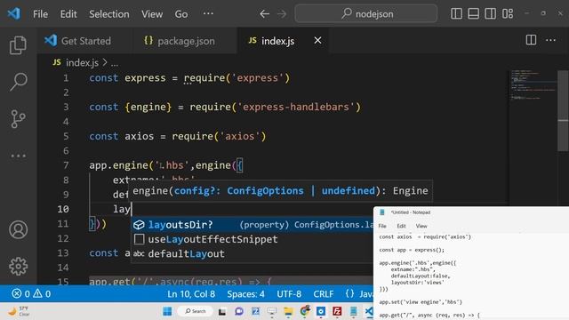 Node.js Express JSONPlaceholder API Example to Fetch Data Using Axios & Display it Using Handlebars смотреть онлайн