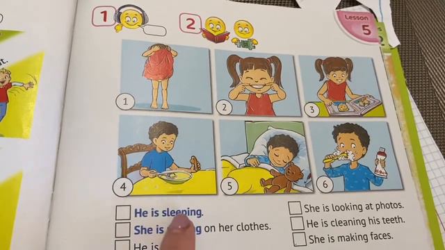Відео 1, Урок "Дії зараз. He is ...ing. She is ...ing", 2 клас смотреть онлайн