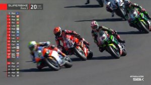 UNBELIEVABLE DRAMA: Rea and Bautista clash in Race 2 at Magny-Cours | #FRAWorldSBK