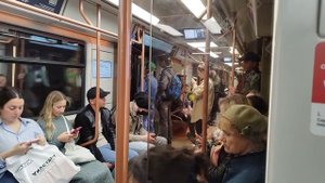 Московское метро 25.04.2023, станции Курская и Павелецкая