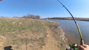 Рыбалка 2020.Каменка Луганская область.Щука закрыла рот!