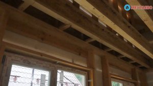 Монтаж балок перекрытия. Двутавровые деревянные балки перекрытия. Инструкция от Мечтаево