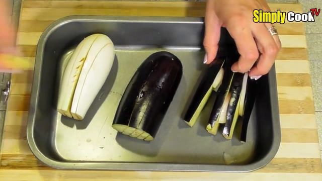 Баклажаны запеченные с овощами под сметанным соусом| Простой рецепт от Simply Cook TV смотреть онлайн