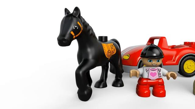Town Horse Trailer - LEGO DUPLO - 10807 - Product Animation смотреть онлайн